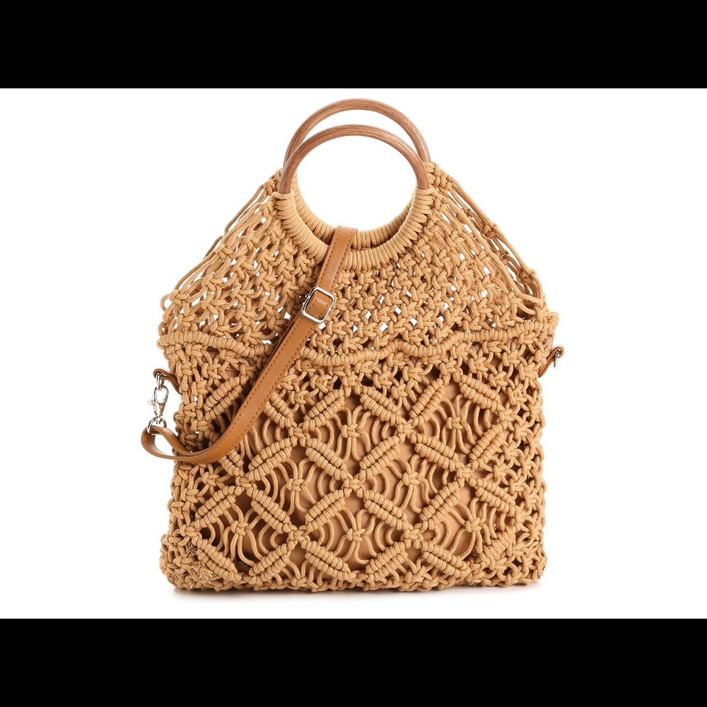 MACRAME RING CROSSBODY BAG